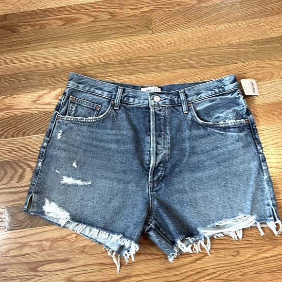 AGolde Dee High Rise Denim Shorts Size 32 NWT - Picture 6 of 14